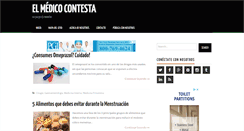 Desktop Screenshot of medicocontesta.com